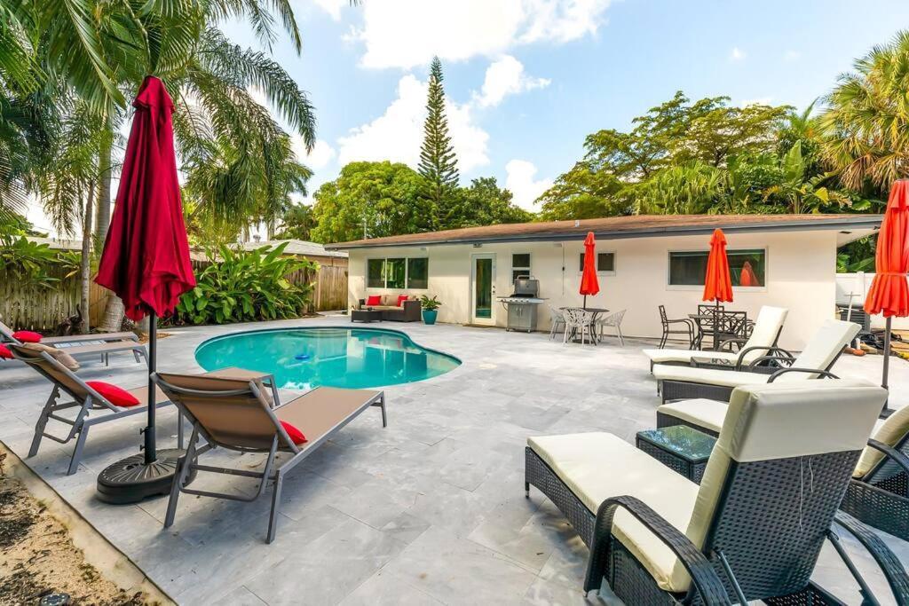 Private Oasis With Pool Near Beaches, Dining & Las Olas Fort Lauderdale Exterior foto